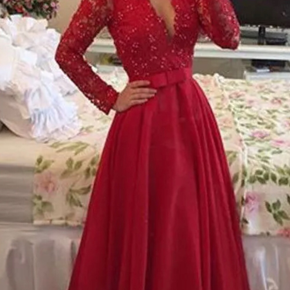 Gorgeous Red Formal Dress - Picture 4 of 5